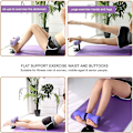 Miniatyrbillede 3 af 5: Sit Up Bar til Gulv, Bærbar Selv-Sugende Sit Up Assistent Enhed, Justerbar Sit Up Fodholder til Hjemmet, Abdominale Muskel Fitness Træningsudstyr