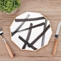Miniatyrbillede 5 af 8: 8 stk. 23 cm elegante engangspapirtallerkener til kage eftermiddagstefest BBQ