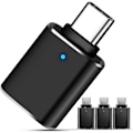 Miniatyrbild 1 av 5: USB C till USB adapterpaket med 4 - Kompatibel med bärbara datorer, MacBooks, mobiler och surfplattor - Även känd som USB C-adapter