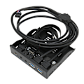 Miniatyrbillede 5 af 8: Frontpanel USB 3.2 Hub 10 Gbps Plug and Play Iron Shell Floppy Disk Reader til Win til Linux