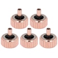 Miniatyrbild 1 av 8: 5 st professionella ersättningsklockkronor i roséguld, tillbehör för reparation av klockkronor, 5,5 mm / 0,22 tum
