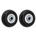 Pikkukuva 8 / 8: 2 kpl matkalaukun pyörän korvaavat mykät kumipyörät kääntyvät pyörän laakerikorjaussarjat 40 mm x 18 mm