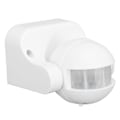 Miniatyrbild 5 av 8: Väggmonterad rörelsesensor Automatisk skymning till gryning Sfärisk PIR-sensor Utomhus Rörelsesensor Brytare för hemsäkerhet LED-ljus AC 110 till 240V Vit