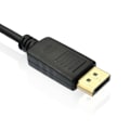 Miniatyrbillede 2 af 5: High Definition DP til VGA Adapterkabel - 1080p Videokonverter i Ren Kobber