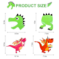 Pikkukuva 4 / 5: Dinosaurus Hyvää Syntymäpäivää Banneri, Dinosaurus-teemaiset Syntymäpäiväkoristeet Pojille ja Tytöille Syntymäpäiväjuhliin