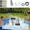 Miniatyrbild 4 av 5: Poolslangadapter A 2 Poolslangadapter 32 38 Slangadapter Pooladaptrar Ersättning för Intex Pumpkontakt för Poolslang Ø 32 Och 38 MM