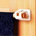 Miniatyrbilde 2 av 5: Selvklebende Gardinkroker Stangholder, Draperikrok Veggfester & Fester Stangholder, Pakke med 8