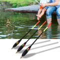 Miniatyrbilde 6 av 8: 3 stk 1,5+6g 1,5+5g 1,5+4g Slitesterk fiskeflottsett i tre Bobbers-utstyr tilbehør