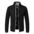 Miniatyrbillede 2 af 5: Lækker Fleece Zip-Up Cardigan til Mænd i Lysegrå XXL