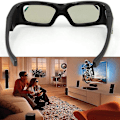 Miniatyrbilde 4 av 5: Ultraklare HD DLP-Link 3D Aktive Oppladbare Lukkerbriller For Alle 3D DLP-Projektorer