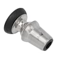Miniatyrbillede 8 af 8: Spadserstokkespidser Universal drejelig gummi rustfrit stål 19 mm indvendig diameter Heavy Duty erstatnings krykkespids