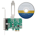 Pikkukuva 1 / 8: Rinnakkaisportti DB25 LPT-tulostin ja PCI-E Express Card Converter -sovitin