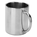 Miniatyrbilde 5 av 8: Kruskopp 304 rustfritt stål slipespeilfinish Bærbar kaffekopp med håndtak 300 ml