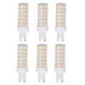 Miniatyrbillede 4 af 8: 6 stk. 104LED pære 12W 85‑265V G9 pære 3 lysfarve lille væglampe pære til hjemmet