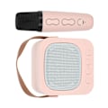 Pikkukuva 6 / 8: Mini Karaokelaitteet Kannettava Bluetooth-kaiutin Langattomalla Mikrofonilla Basso Diskanttisäädöllä Pinkki