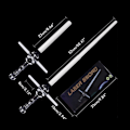 Miniatyrbilde 2 av 8: 2 stk 7 farger skiftende lysende sverd utvidbart LED lyssverd lysleker for cosplay Halloween jul