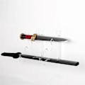 Miniatyrbilde 3 av 5: Lys Saber Stativ Display Akryl Tryllestav Holder Transparent