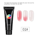 Miniatyrbilde 7 av 8: Kvinners temperaturforandrende neglelakk UV-gel, gradientfarge, forlengelse av negler, lim, kunstnegl (01)
