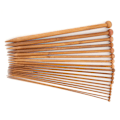 Miniatyrbild 3 av 8: 36 st stickor i kolfiberiserat bambu, enkelspetsade, för stickning och virkning av kläder