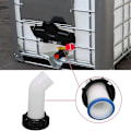 Miniatyrbild 5 av 5: 1000L IBC Tank Förlängning Vattentank Munstycksventil Avlopp med Mutter Regnmunstycke Förlängningsslang Munstycke IBC Krananslutning Universaladapter