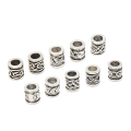 Pikkukuva 3 / 8: 10 kpl Viking Beard Beads Seos Antiikkinorjalainen Dreadlock Helmet partahiuksille Tee itse rannekoru kaulakoru