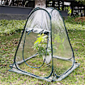 Miniatyrbillede 2 af 5: Bærbart PVC Mini Drivhus - Indendørs/Udendørs Flower Shelter, 70 X 80 cm