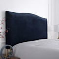Miniatyrbillede 1 af 3: Elastisk sengegavlbetræk til sengegavl -150 cm - til sengegavl 140-170 cm (Navy blå)