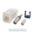 Miniatyrbilde 4 av 5: Fakra A B C D E F G H I K Z Hunn Crimp-kontakt Bilradio Fm Gps Antenne Fakra Adapter For Rg316 Rg174 Pigtail Kabel Fakra A Hunn