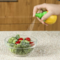 Miniatyrbillede 4 af 5: 4-delt manuel citrusfrugtsaftpresser og sprøjtesæt til salatdressing og madlavning - Grøn