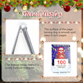 Miniatyrbillede 7 af 8: Julekalender med nedtælling 100 dage 2022 Julekalender med nedtælling Adventkalender Bordkalender Ornament