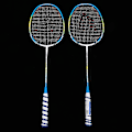 Miniatyrbild 8 av 8: 1 par badmintonracket set lätta träningsracketar med väska
