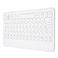 Miniatyrbillede 3 af 8: Retro Keyboard Rund Keycap Ultra Slank God Rebound Type C Mini Trådløst Tastatur til Mobiltelefoner Computere Laptops