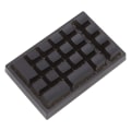 Miniatyrbilde 4 av 8: 21 taster numerisk tastatur RGB bakgrunnsbelyst ergonomisk lite mekanisk numerisk numerisk tastatur for bærbar datamaskin Svart
