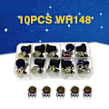 Miniatyrbillede 3 af 5: Wh148 Potentiometer Kit B1/2/5/10/20/50/100/500k 1m 15mm Lineær Taper Rotary Sæt