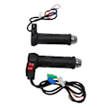 Miniatyrbilde 7 av 8: 1 par elektrisk oppvarmet styre Universal Five Speed justerbar temperatur 22mm motorsykkelgrep for ATV