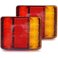 Pikkukuva 1 / 5: Auton takavalo 2kpl 12V 8 Led Takavalot 6 Toimintoa Perävaunun Takavalo_SZXM