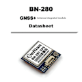 Pikkukuva 3 / 5: GPS-moduuli BN280 GPS+GLONASS BeiDou 5V TTL-taso RC-pitkille matkoille