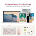 Miniatyrbilde 2 av 5: Bluetooth-tastatur med batteridrevet mus for Android C