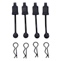 Miniatyrbilde 1 av 8: 4 STK Car Body Clip Holder Shell Fast spennelås for ARRMA for Senton 1/10 RC Car