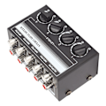 Miniatyrbillede 2 af 8: CX400 4-kanals passiv mixer bærbar professionel stereo minimixer til optagestudiekonsol Stage Small Club
