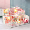 Miniatyrbillede 6 af 8: Børnesamlings DIY Dukkehus Kit Dukkehus Kit Miniature Hus Byggesæt Fødselsdagsgave