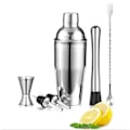 Miniatyrbillede 1 af 8: 6 stk. Bartender Kit Rustfrit Cocktail Shaker Blandingsstang Bar Værktøjssæt til Drik