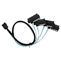 Pikkukuva 8 / 8: SFF 8643 - 4 SAS 29P -kaapeli 12 Gbps nopea SFF 8643 - SATA-johto palvelimen kiintolevyille 1,6 jalkaa