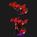 Miniatyrbild 6 av 7: RC-bilrobot Fjärrkontroll En knapp Deformation Sensing Induktion för barn Barn Röd Laddningstyp
