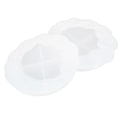 Miniatyrbillede 2 af 8: 2 stk. Epoxyform Resin Støbeform DIY Silikone Underkop Plade Blad Tekstur Skal Spejl Overflade