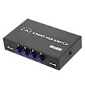 Miniatyrbillede 7 af 8: 2/4 port USB 2.0 manuel deling switch switcher boks til pc printer scanner (4 port)