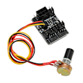 Miniatyrbillede 8 af 8: PWM Fan Hub DC 12V 8 Kanal Fleksibilitet Blæser Strømkabel Hub Køleblæser Speed ​​Controller til PC