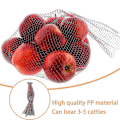 Miniatyrbilde 3 av 5: Pakke med 200 Mesh Fruktposer Gjenbrukbare Mesh Poser Handlenett Egg Nettpose Frukt Nettpose For Egg Nettposer, Frukt C