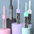 Miniatyrbild 3 av 4: 4-i-1 Hub Dockningsstation Transparent Skaldesign 4 Portar Kompakt Storlek Dubbel-Head USB-C Förlängare Datortillbehör Rosa