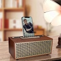 Pikkukuva 4 / 5: FM/AM Vintage Puunsyy Bluetooth-kaiutin langaton subwoofer
